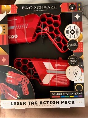 FAO Bright Red Electronic Toy Blaster